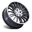Petrol PE001 P1D 17x8 Gloss Black w/Machined Face 40mm ET 72.56mm CB 5x114.3