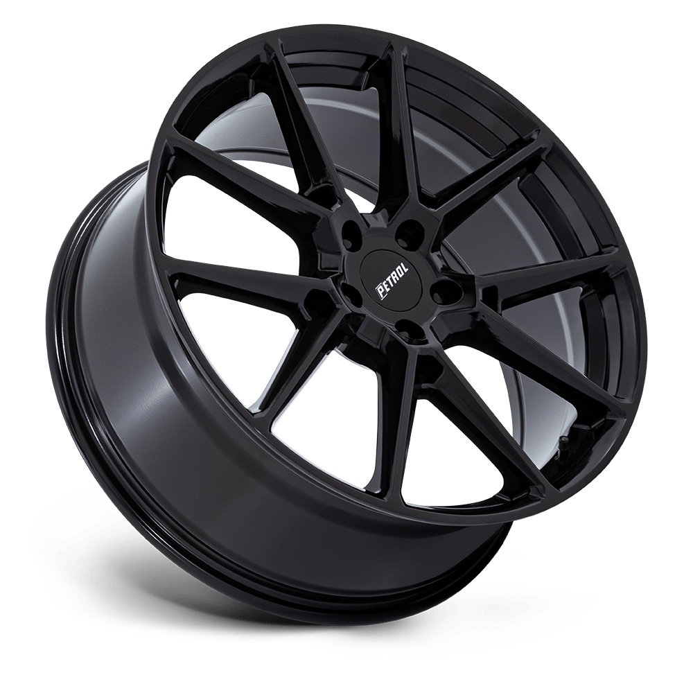 Petrol PE002 P1E 17x8 Gloss Black 40mm ET 72.56mm CB 5x114.3