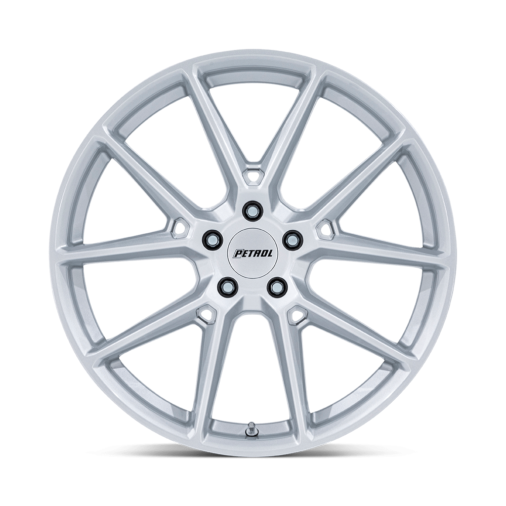 Petrol PE002 P1E 17x8 Gloss Silver 40mm ET 72.56mm CB 5x114.3