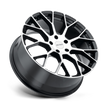 Petrol P2B 15x7 Gloss Black w/Machined Cut Face 40mm ET 72.1mm CB 4x100