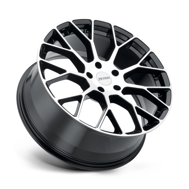 Petrol P2B 15x7 Gloss Black w/Machined Cut Face 40mm ET 72.1mm CB 4x100