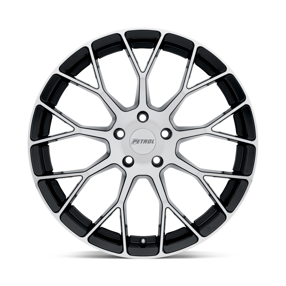 Petrol P2B 15x7 Gloss Black w/Machined Cut Face 40mm ET 72.1mm CB 4x100