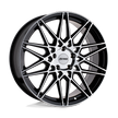 Petrol P3C 17x8 Gloss Black w/Machined Cut Face 40mm ET 72.1mm CB 5x105