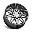 Petrol P3C 17x8 Gloss Black w/Machined Cut Face 40mm ET 72.1mm CB 5x105