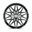 Petrol P3C 17x8 Gloss Black w/Machined Cut Face 40mm ET 72.1mm CB 5x105