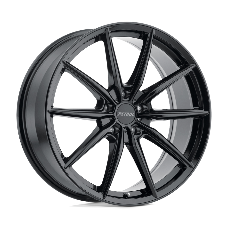 Petrol P4B 17x8 Gloss Black 35mm ET 76.1mm CB 5x120