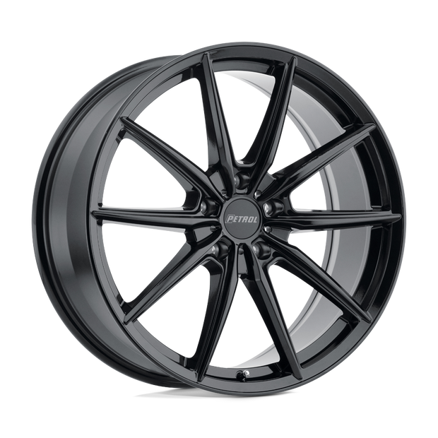 Petrol P4B 17x8 Gloss Black 35mm ET 76.1mm CB 5x120
