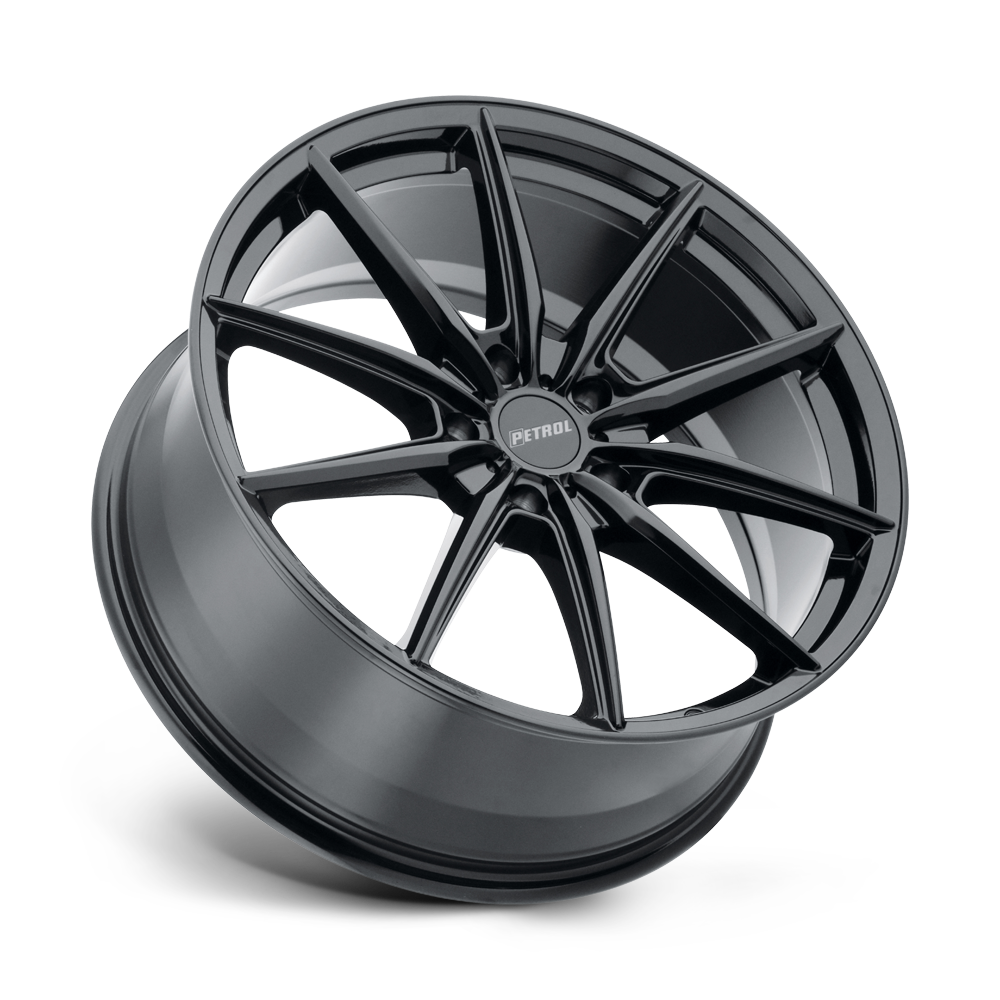 Petrol P4B 17x8 Gloss Black 35mm ET 76.1mm CB 5x120