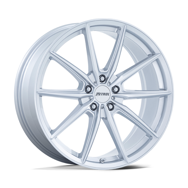 Petrol P4B 20x8.5 Gloss Silver 40mm ET 76.1mm CB 5x114.3