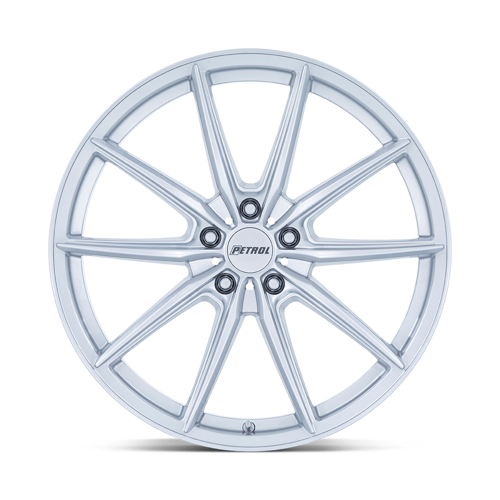 Petrol P4B 20x8.5 Gloss Silver 40mm ET 76.1mm CB 5x114.3