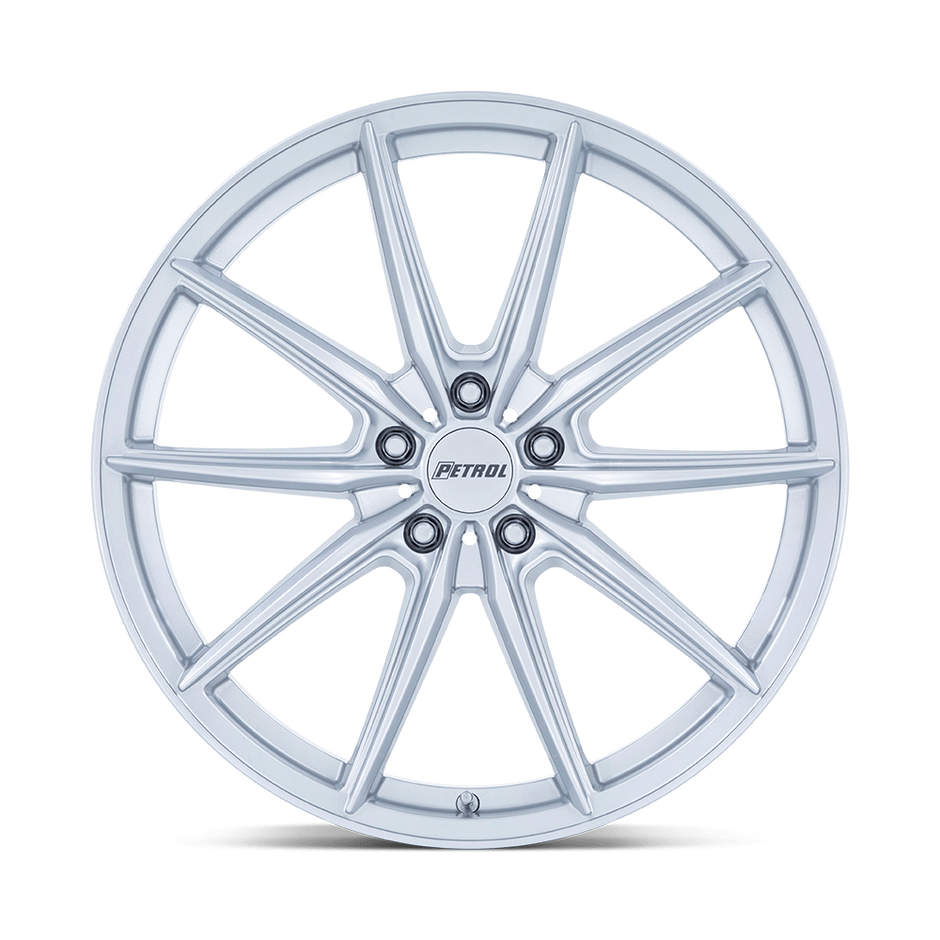 Petrol P4B 20x8.5 Gloss Silver 40mm ET 76.1mm CB 5x114.3