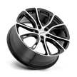 Petrol P5A 17x7.5 Gloss Black w/Machined Cut Face 35mm ET 72.1mm CB 5x100
