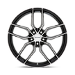 Petrol P5C 17x8 Gloss Black w/Machined Cut Face 35mm ET 76.1mm CB 5x120