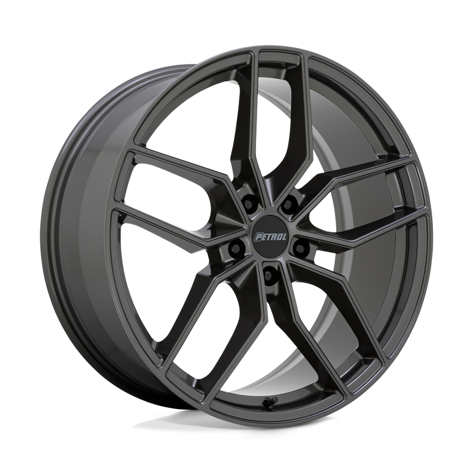 Petrol P5C 17x8 Gloss Gunmetal 35mm ET 76.1mm CB 5x120