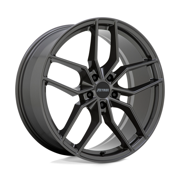 Petrol P5C 17x8 Gloss Gunmetal 35mm ET 76.1mm CB 5x120