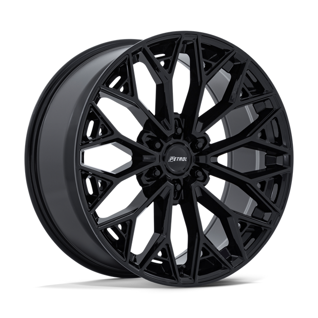 Petrol PE006 P5E 22x9.5 Gloss Black 25mm ET 106.1mm CB 6x139.7