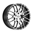 Petrol P6A 17x7.5 Gloss Black w/Machined Cut Face 32mm ET 72.1mm CB 5x112
