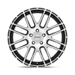 Petrol P6A 17x7.5 Gloss Black w/Machined Cut Face 32mm ET 72.1mm CB 5x112