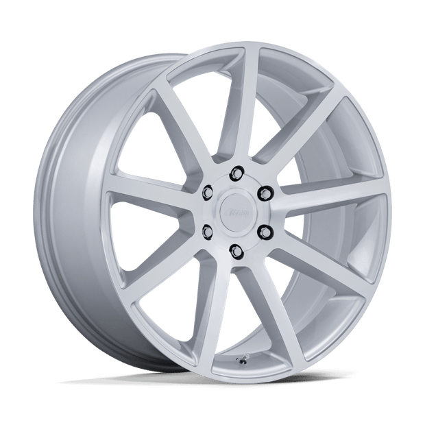 Petrol PE007 P6E 22x9.5 Gloss Silver w/Machined Face 25mm ET 106.1mm CB 6x139.7