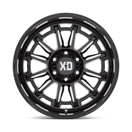 XD Wheels XD865 Phoenix 20x10 Gloss Black Milled -18mm ET 87.1mm CB 6x135 wheel