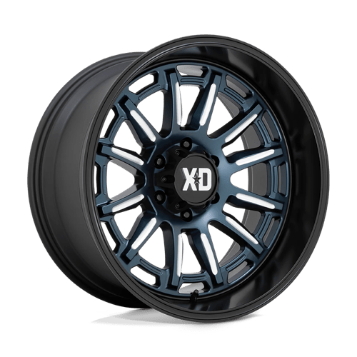 XD Wheels XD865 Phoenix 20x9 Metallic Blue Milled w/Black Lip wheel