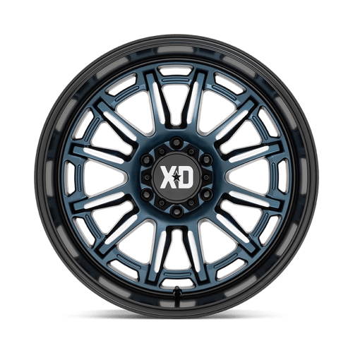 XD Wheels XD865 Phoenix 20x9 Metallic Blue Milled w/Black Lip wheel