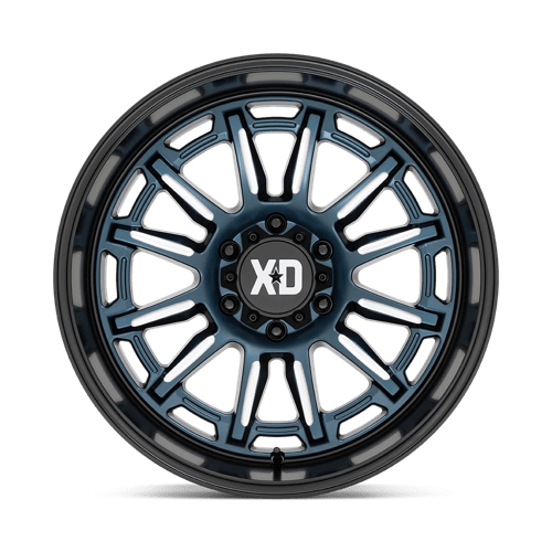 XD Wheels XD865 Phoenix 20x9 Metallic Blue Milled w/Black Lip wheel