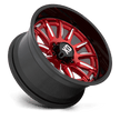 XD Wheels XD865 Phoenix 20x9 Candy Red Milled w/Black Lip wheel