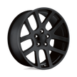 Performance Replicas PR107 22x9 Semi Gloss Black 18mm ET 71.5mm CB 5x115