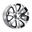 Performance Replicas PR113 20x9 Chrome w/Matte Black Accents 24mm ET 78.1mm CB 6x139.7