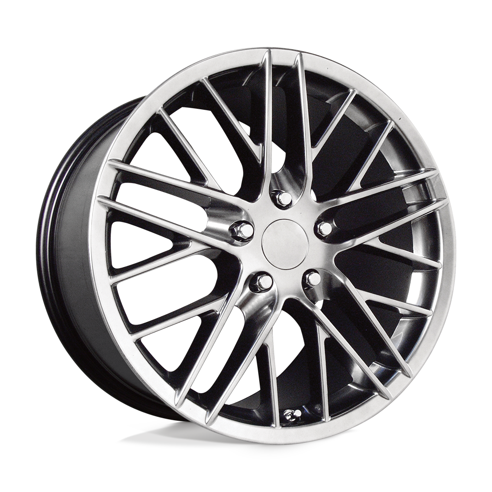 Performance Replicas PR121 18x9.5 Hyper Silver Dark 56mm ET 70.7mm CB 5x120.65