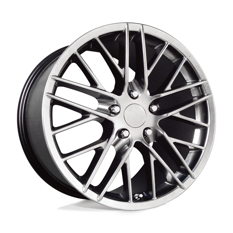 Performance Replicas PR121 18x9.5 Hyper Silver Dark 56mm ET 70.7mm CB 5x120.65