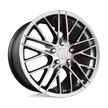 Performance Replicas PR121 18x9.5 Hyper Silver Dark 56mm ET 70.7mm CB 5x120.65