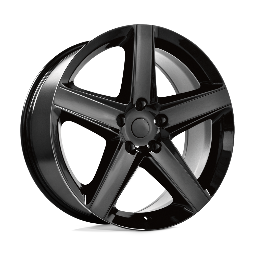 Performance Replicas PR129 20x10 Gloss Black 50mm ET 71.5mm CB 5x127