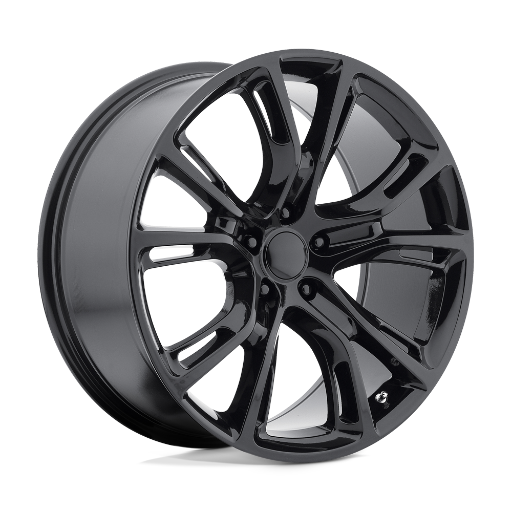 Performance Replicas PR137 20x10 Gloss Black 50mm ET 71.5mm CB 5x127