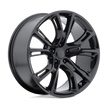 Performance Replicas PR137 20x10 Gloss Black 50mm ET 71.5mm CB 5x127