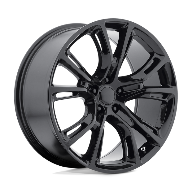 Performance Replicas PR137 20x10 Gloss Black 50mm ET 71.5mm CB 5x127