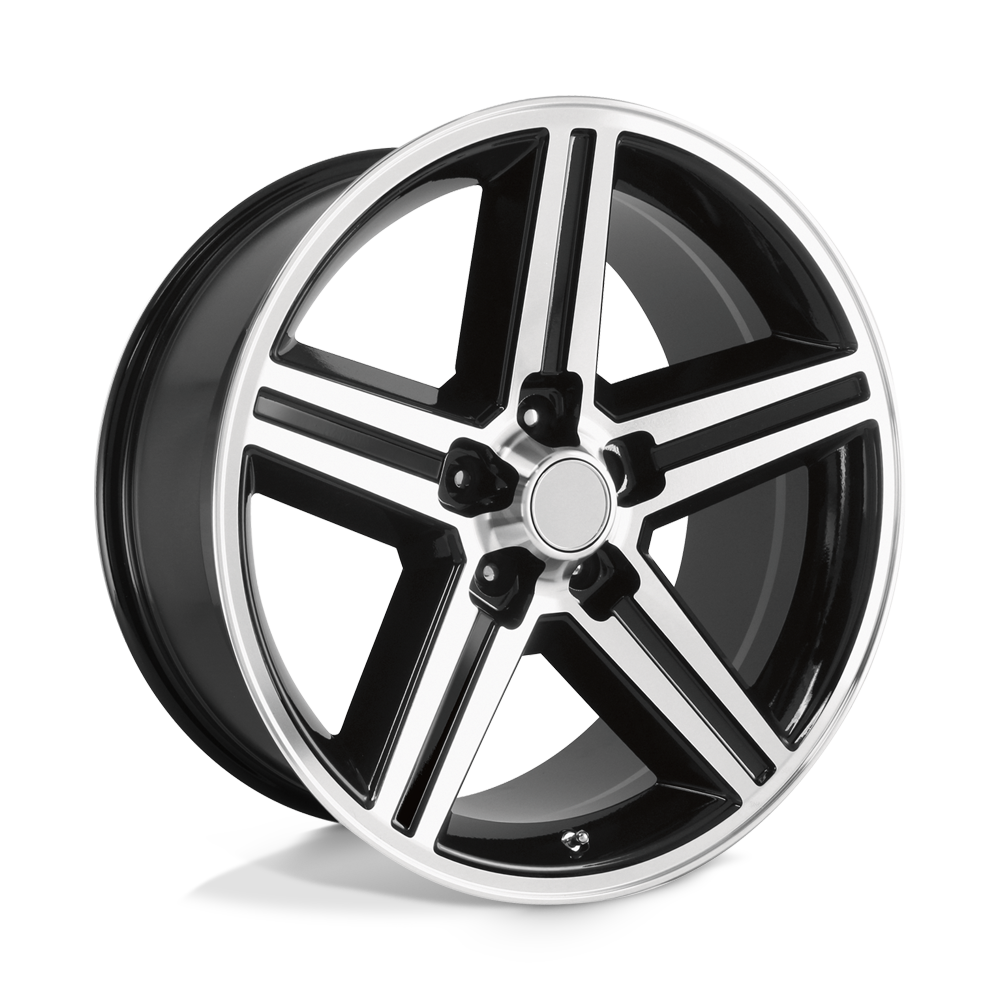Performance Replicas PR148 20x8 Gloss Black Machined 0mm ET 73.1mm CB 5x120.65