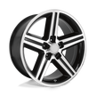 Performance Replicas PR148 20x8 Gloss Black Machined 0mm ET 73.1mm CB 5x120.65