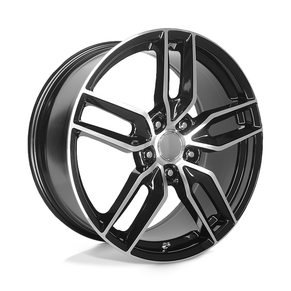 Performance Replicas PR160 20x10 Gloss Black w/Machined Spokes 79mm ET 70.3mm CB 5x120.65