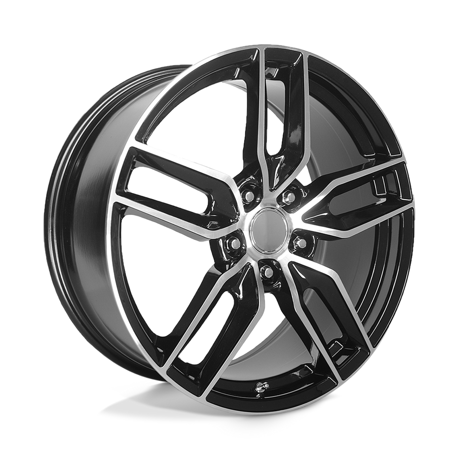 Performance Replicas PR160 20x10 Gloss Black w/Machined Spokes 79mm ET 70.3mm CB 5x120.65