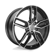 Performance Replicas PR160 20x10 Gloss Black w/Machined Spokes 79mm ET 70.3mm CB 5x120.65