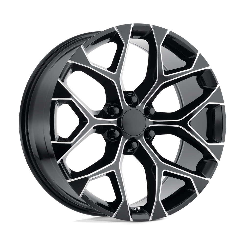 Performance Replicas PR176 22x9 Gloss Black Milled 24mm ET 78.1mm CB 6x139.7