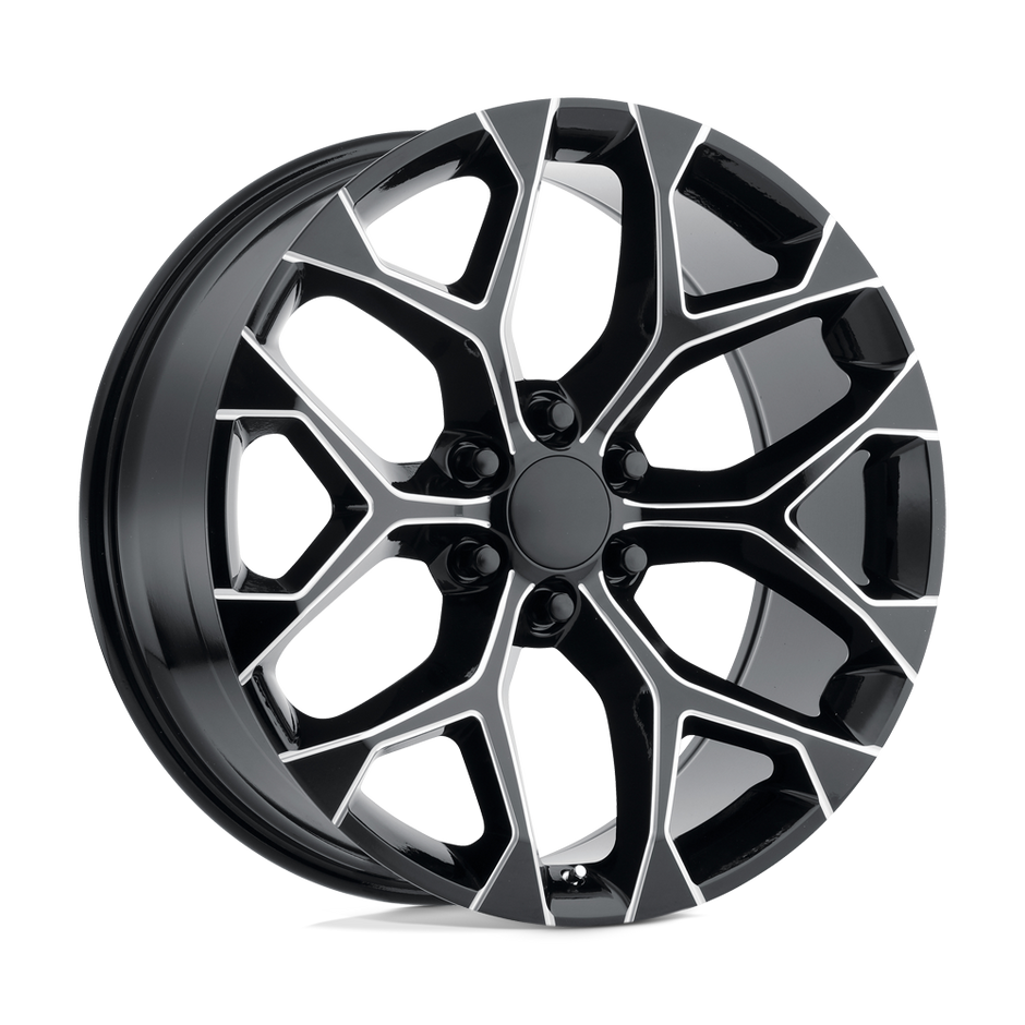 Performance Replicas PR176 22x9 Gloss Black Milled 24mm ET 78.1mm CB 6x139.7