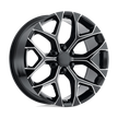 Performance Replicas PR176 22x9 Gloss Black Milled 24mm ET 78.1mm CB 6x139.7