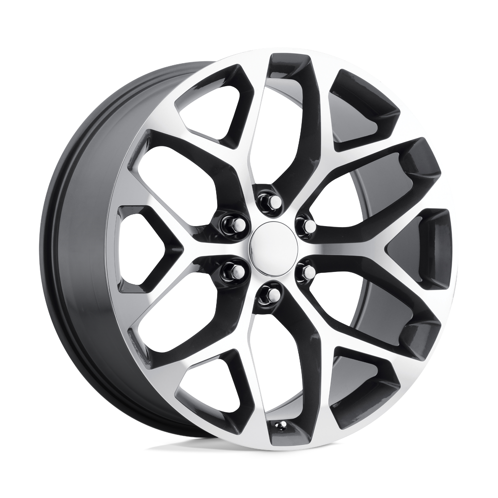 Performance Replicas PR176 22x9 Gunmetal Machined 24mm ET 78.1mm CB 6x139.7