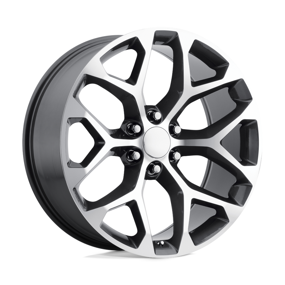 Performance Replicas PR176 22x9 Gunmetal Machined 24mm ET 78.1mm CB 6x139.7
