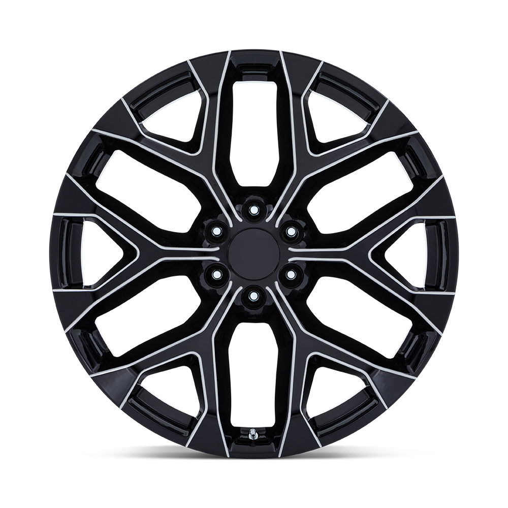 Performance Replicas PR177 22x9 Gloss Black Milled 24mm ET 78.1mm CB 6x139.7