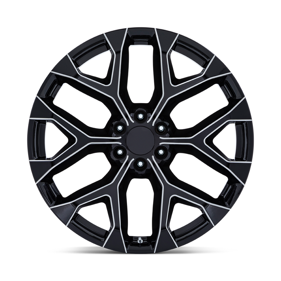 Performance Replicas PR177 22x9 Gloss Black Milled 24mm ET 78.1mm CB 6x139.7