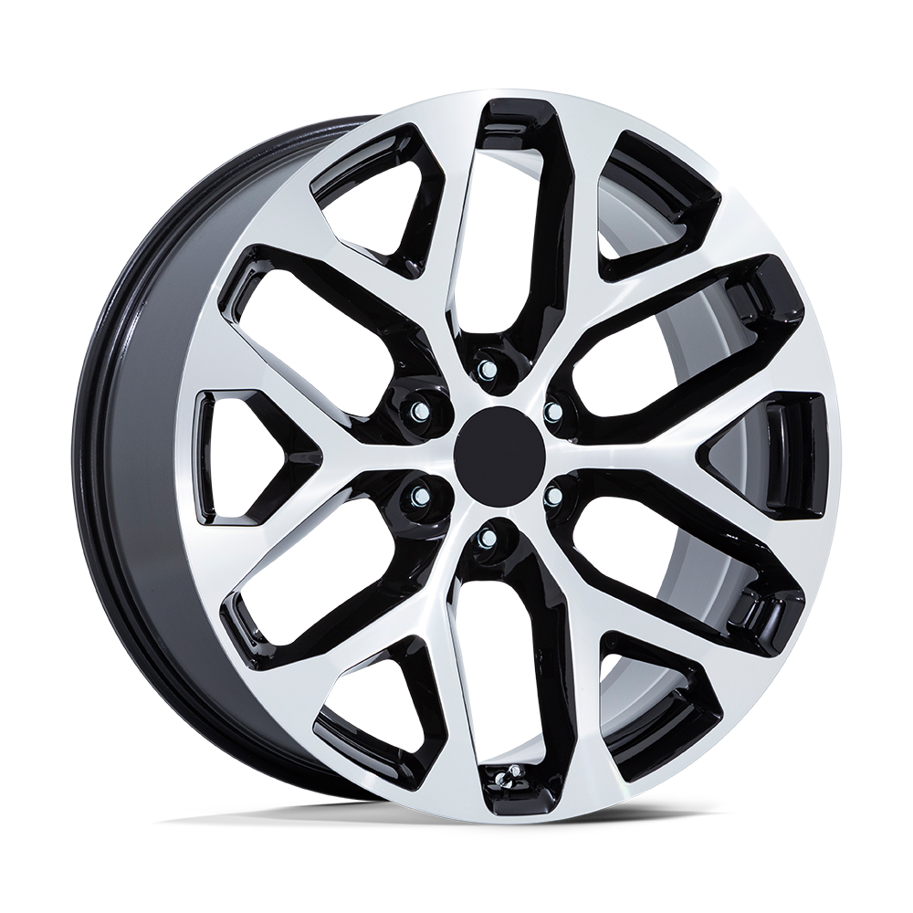 Performance Replicas PR177 22x9 Gloss Black w/Machined Face 24mm ET 78.1mm CB 6x139.7